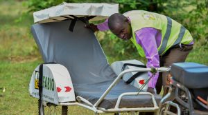 Uganda’s bicycle ambulances help the pregnant, sick and injured